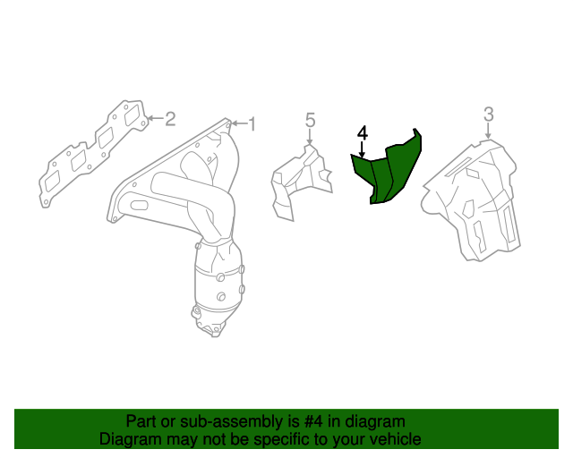 20192020 Nissan Rogue Heat Shield 165903TU2B OEM Parts Online