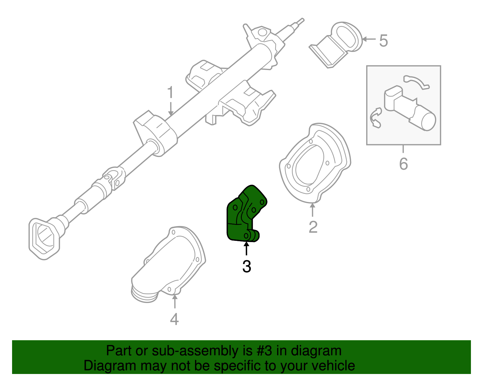Interlock - Ford (YL8Z-3B767-EA)