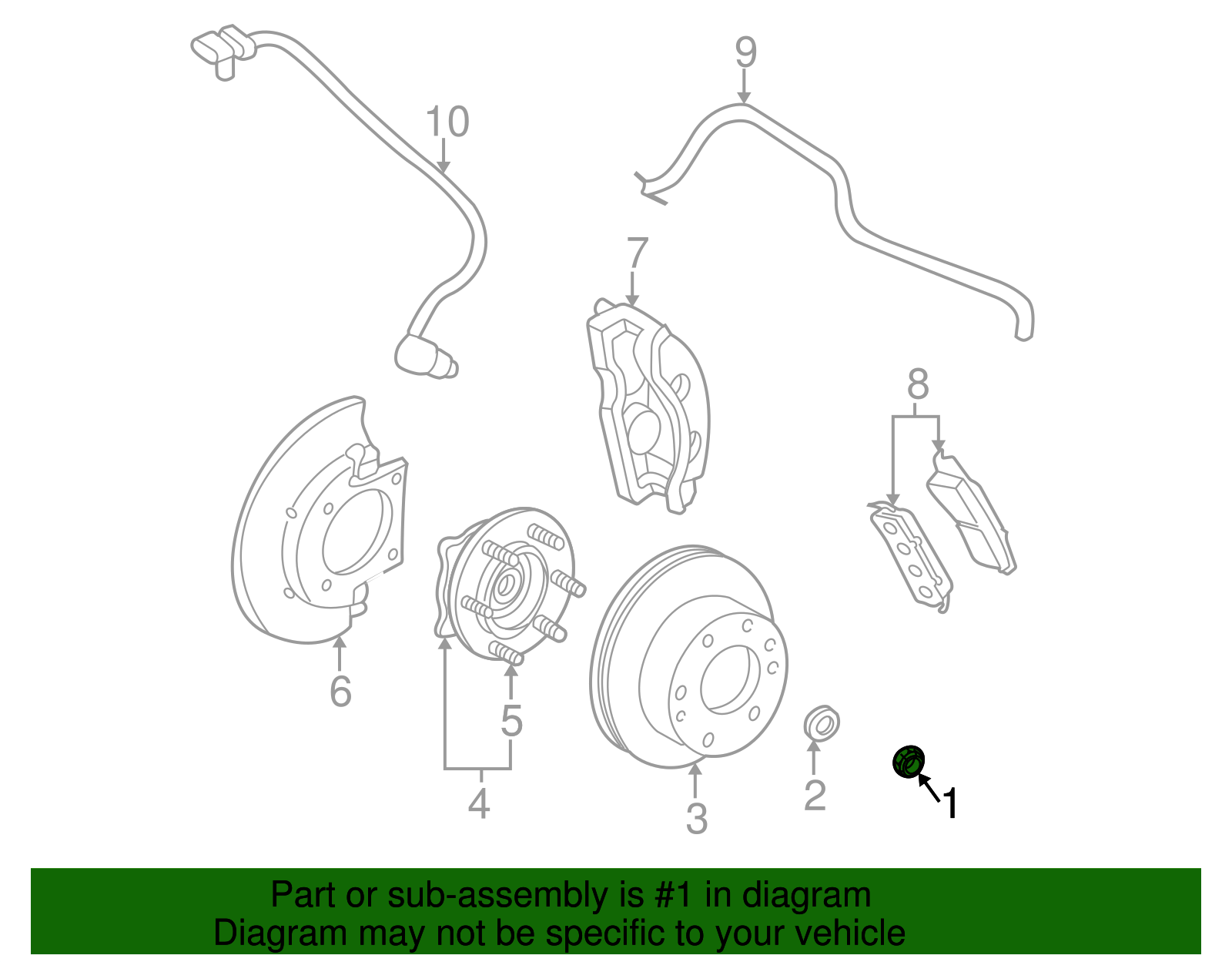 Multi-Purpose Nut - GM (11609826)