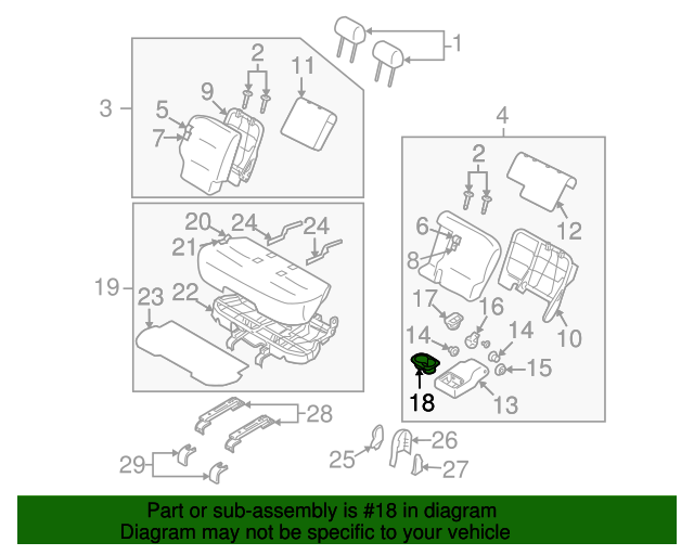 20092019 Nissan Cup Holder 887751FA0A QuirkParts