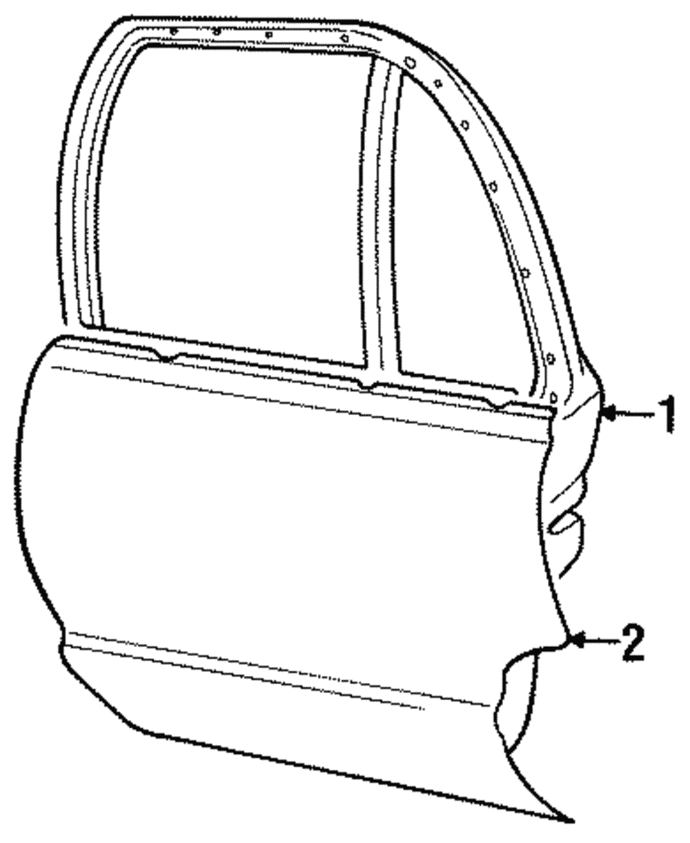 Door Shell - GM (25652564)