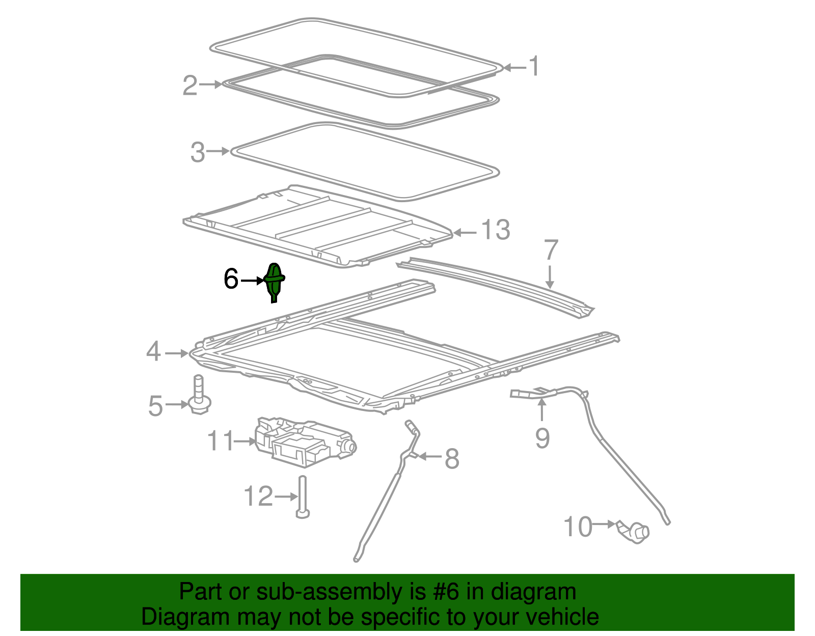 Housing Assembly Clip - Ford (YS4Z-5451030-AB)