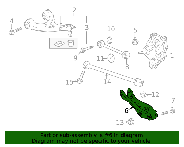 20142020 Acura MDX Lower Control Arm 52356TZ5A91 OEMAcuraPart