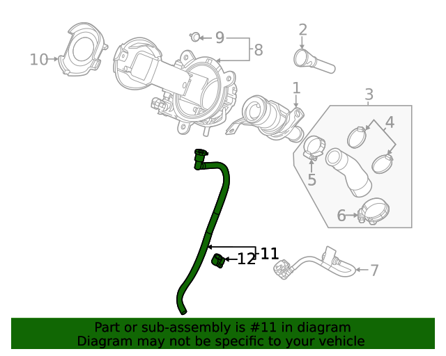 20202022 Chevrolet Corvette Fuel Tank Drain Hose 84165192
