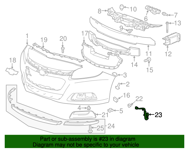 20142016 Chevrolet Ambient Air Temperature Sensor Wiring Harness