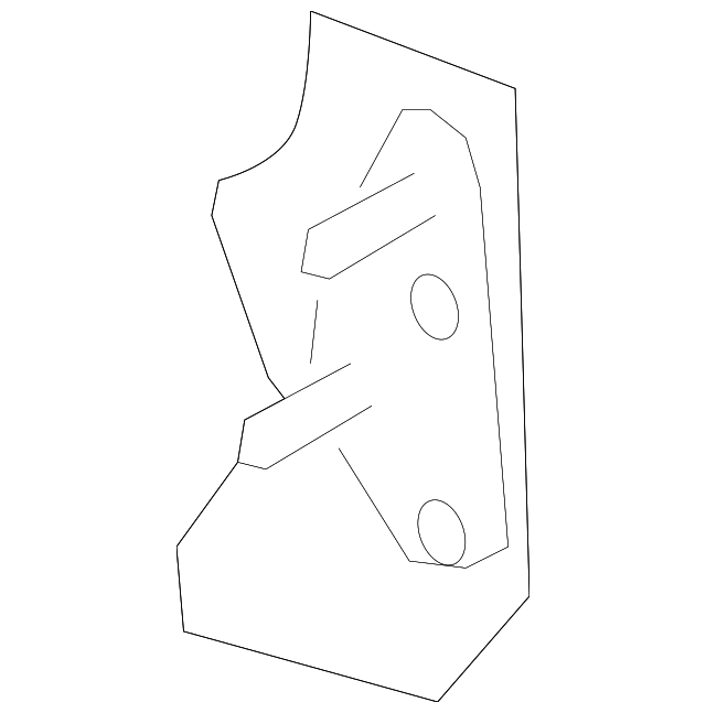 2007-2020 GM Front Wheelhouse Panel Upper Bracket 15862261 | QuirkParts