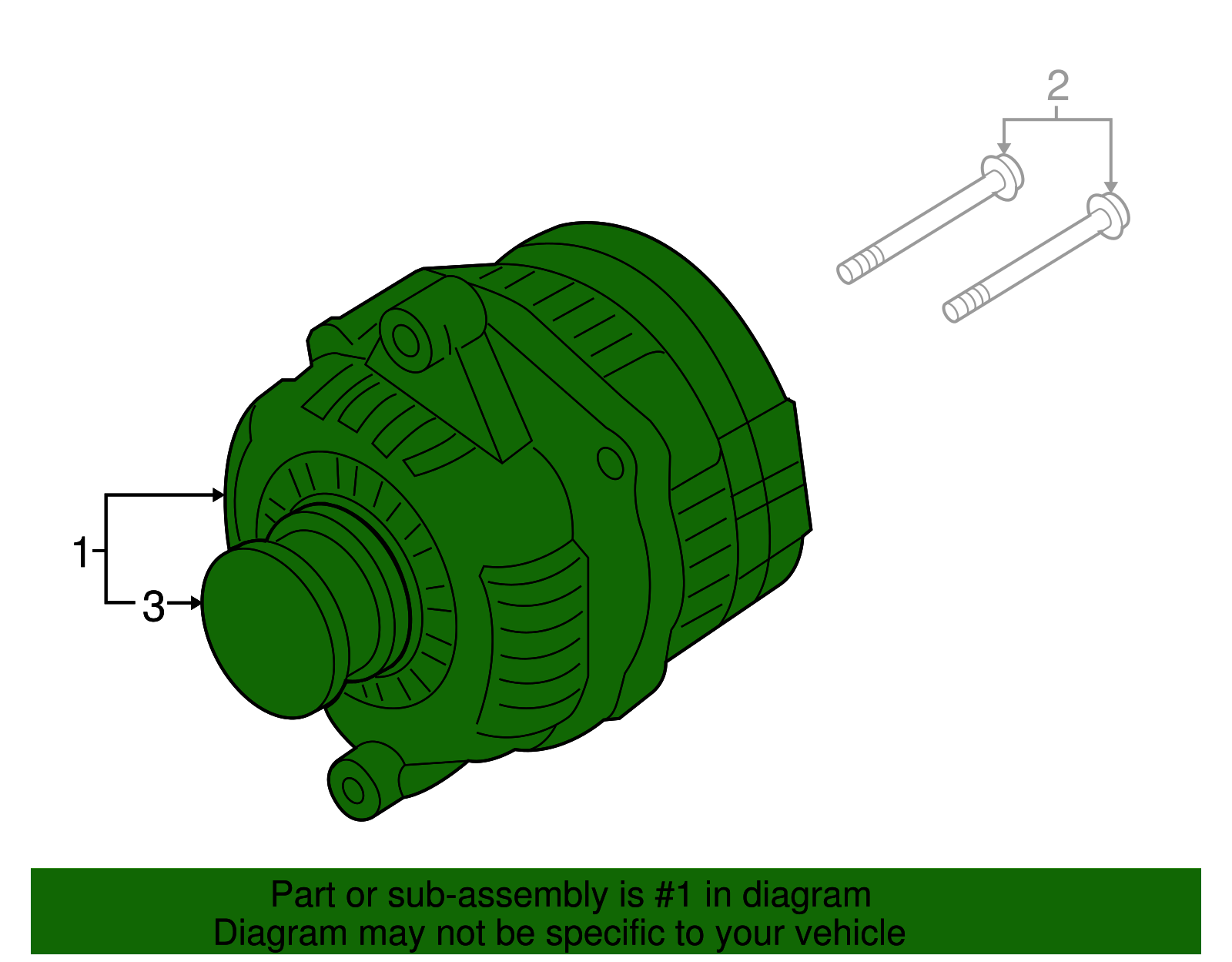 Alternator - GM (96991181)