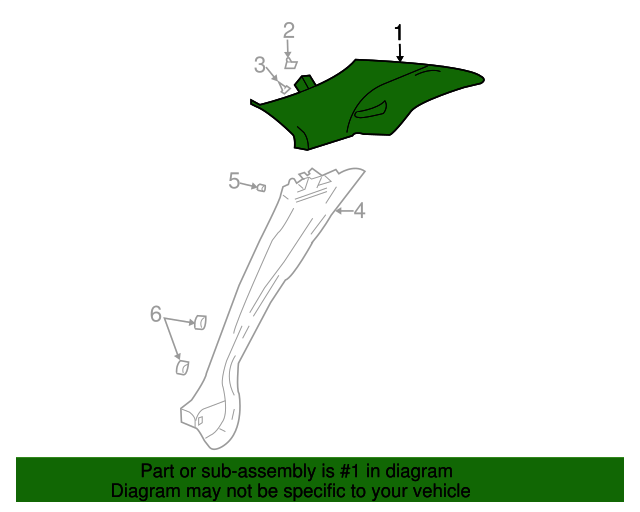 2006-2007 Cadillac CTS Panel 15280047 | QuirkParts
