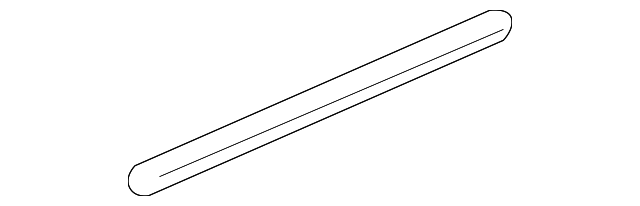 Sealing Strip, Rear S/D Wdo Inner - GM (15098013)