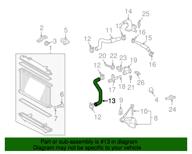 19.7 Centerline Length 0.24 and 0.35 ID Black Gates 18127 EPDM SID Coolant Hose 19.7 Centerline Length 0.24 and 0.35 ID Black Gates 18127 EPDM SID Coolant Hose