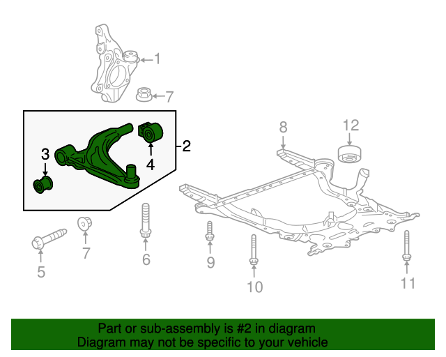 Details about / For 2016 Chevrolet Cruze Limited Control Arm Dorman 87624RS