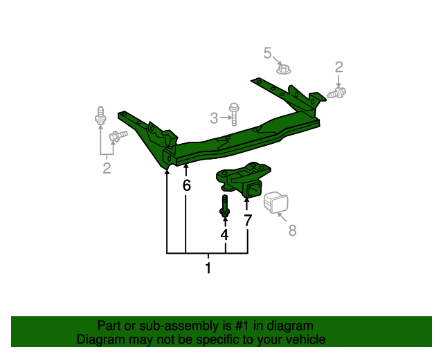 52023-0C041 - Trailer Hitch 2003-2021 Toyota Tundra | Longo Toyota Parts