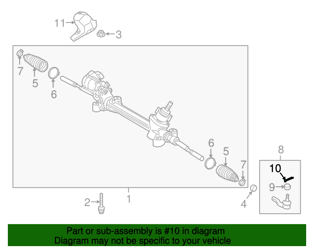 9538103025 Outer Tie Rod Cotter Pin 19962024 Toyota Ourisman