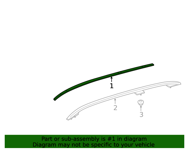 1676901509 Roof Molding 20202023 MercedesBenz MercedesBenz USA Parts