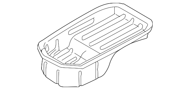 1995-2006 Hyundai Oil Pan 21510-26010 | Hyundai Wholesale Direct