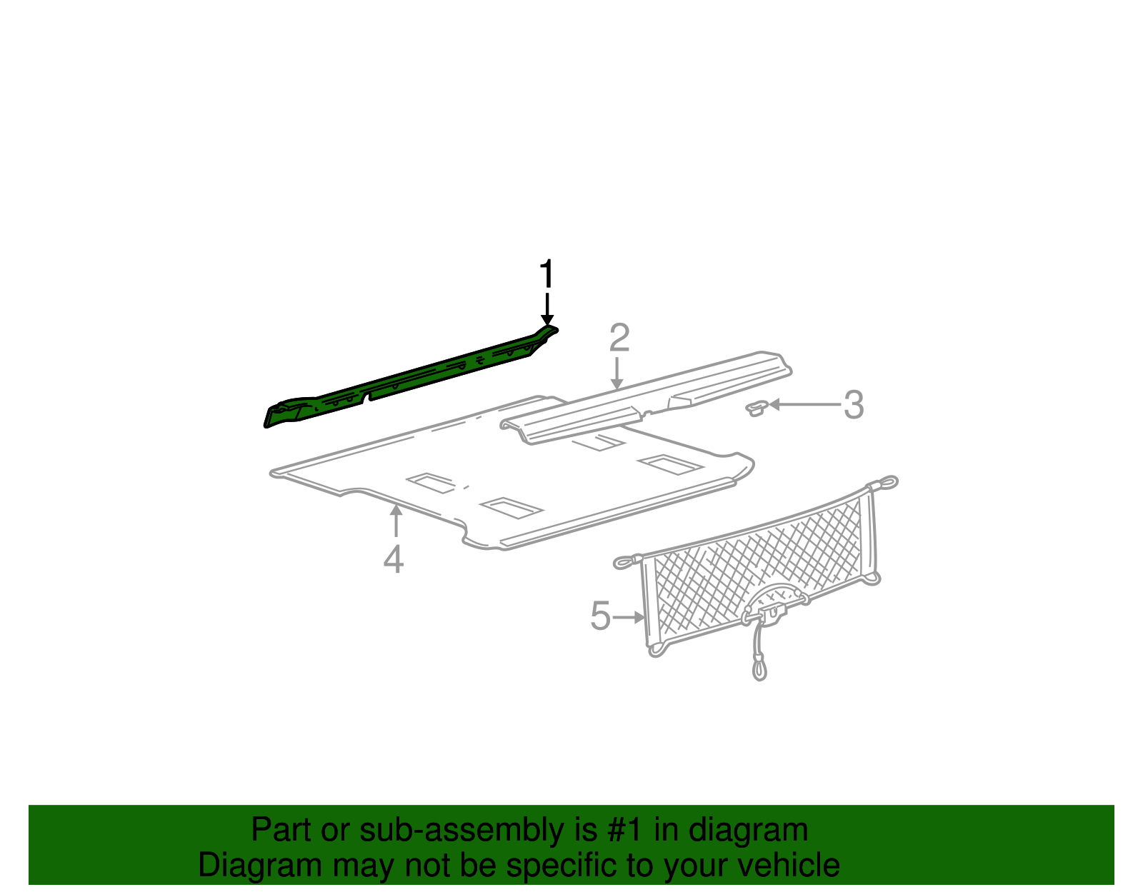 Scuff Plate - Ford (YL1Z-78130A68-AAA)