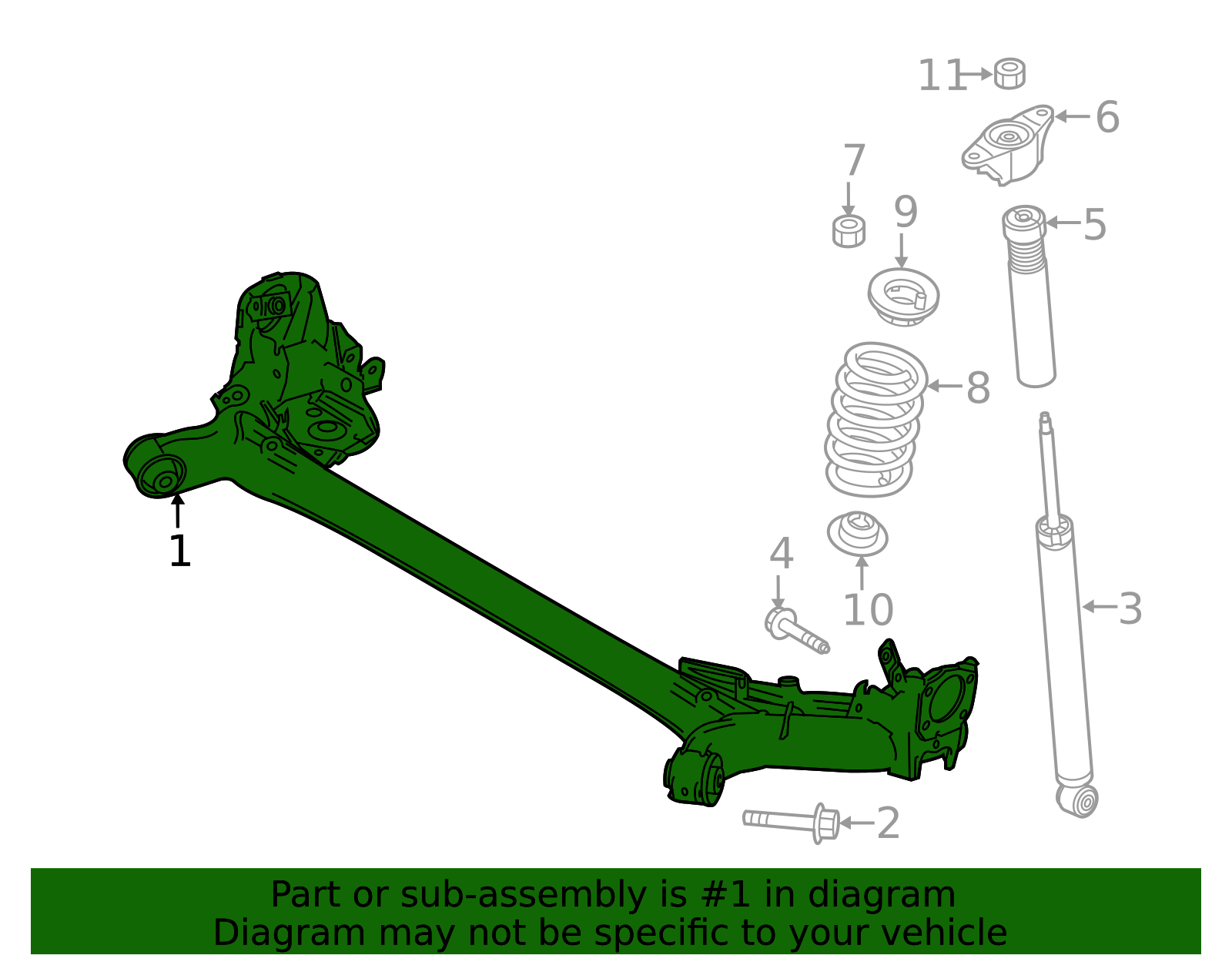 Axle Assembly - Scion (42110-WB007)