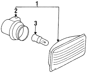 1993-1999 Volkswagen Socket 1H0-949-111 | OEM Parts Online