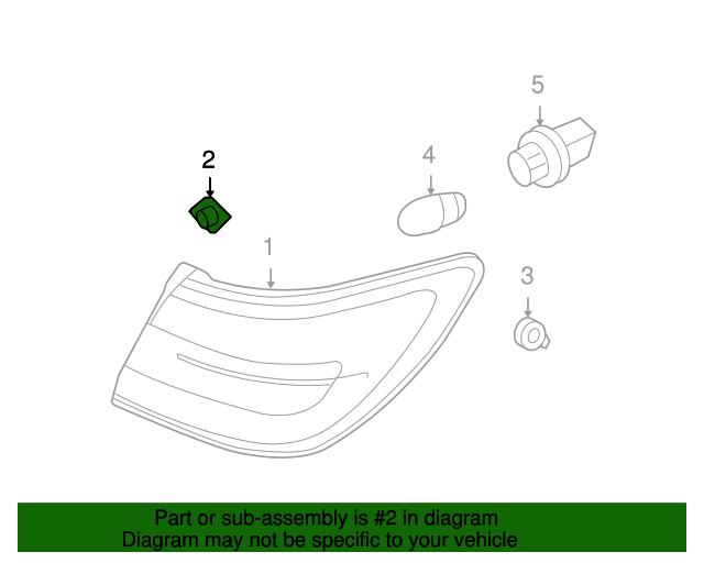 W713579S300 Tail Lamp Assembly Retainer 20062019 Ford Ford
