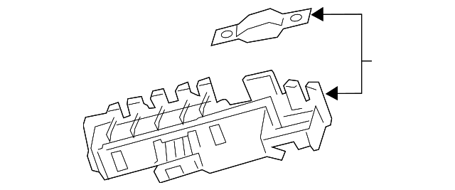 Battery Distribution Engine Compartment Fuse Block - GM (84014023)