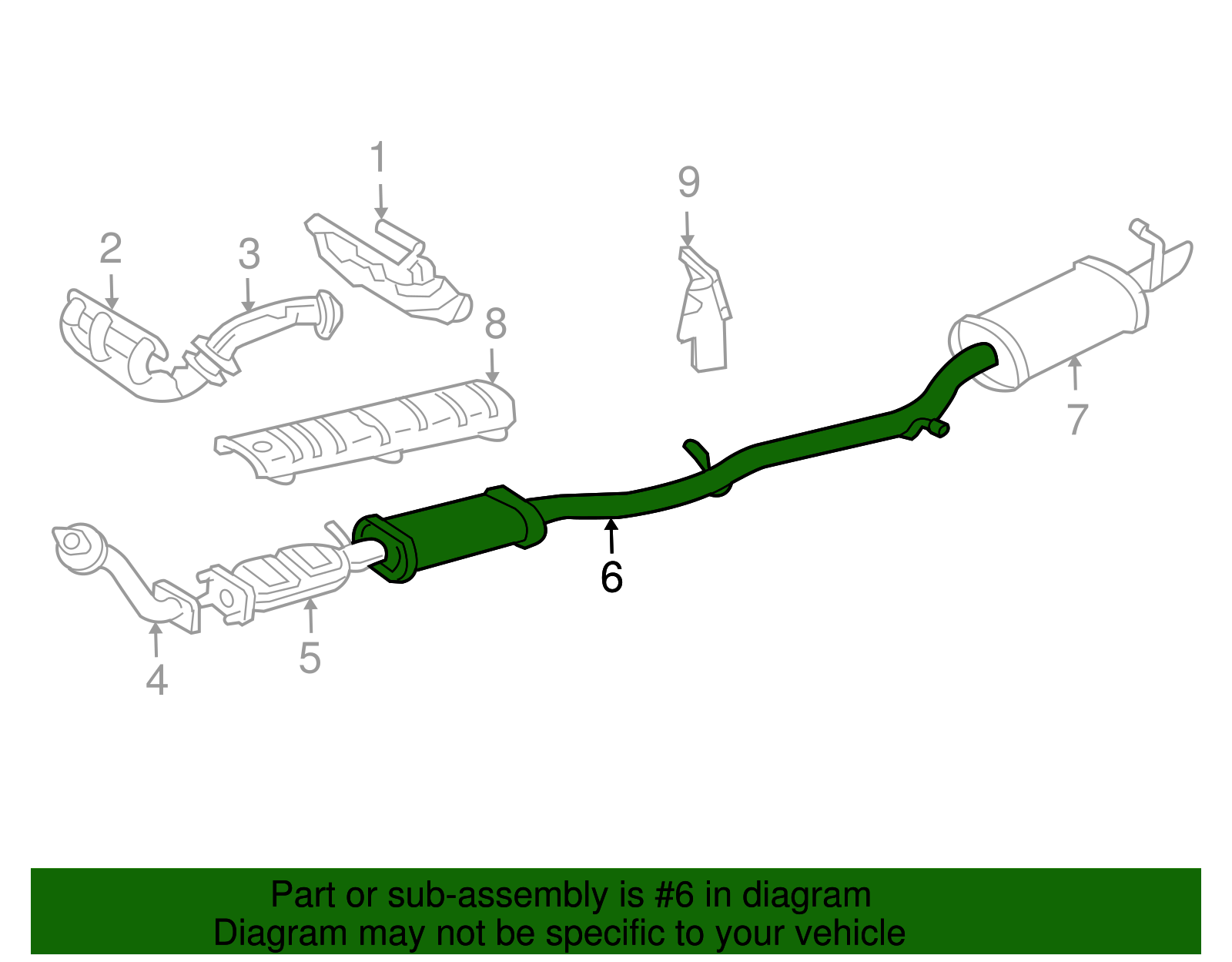 Intermediate Pipe - GM (25657444)