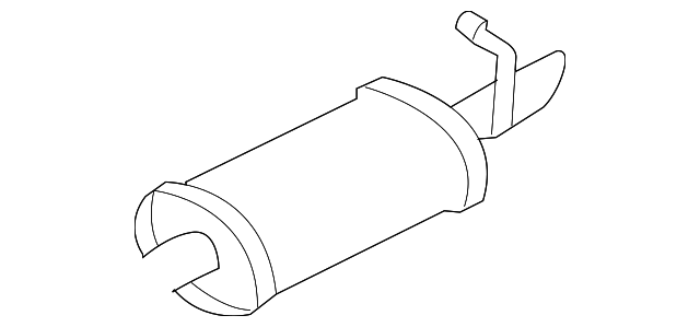 Muffler & Pipe - GM (25657446)