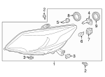 Headlight Assembly, R - Honda (33100-TS8-A51)