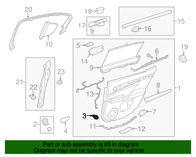 20022021 Lexus Door Trim Panel Clip 9046709203 Lexus of Pembroke