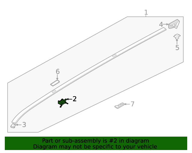 20202023 Kia Soul Roof Molding Clip 87252K0000