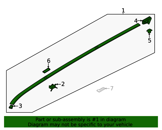 20202021 Kia Soul Roof Molding 87230K0100AAL OEM Parts Online