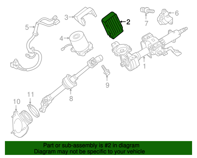 20162017 Toyota Camry Power Steering Control Module 8965006381