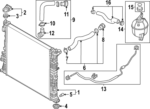 2023-2024 Kia Sportage Radiator Assembly 25310-P0000 | TascaParts.com