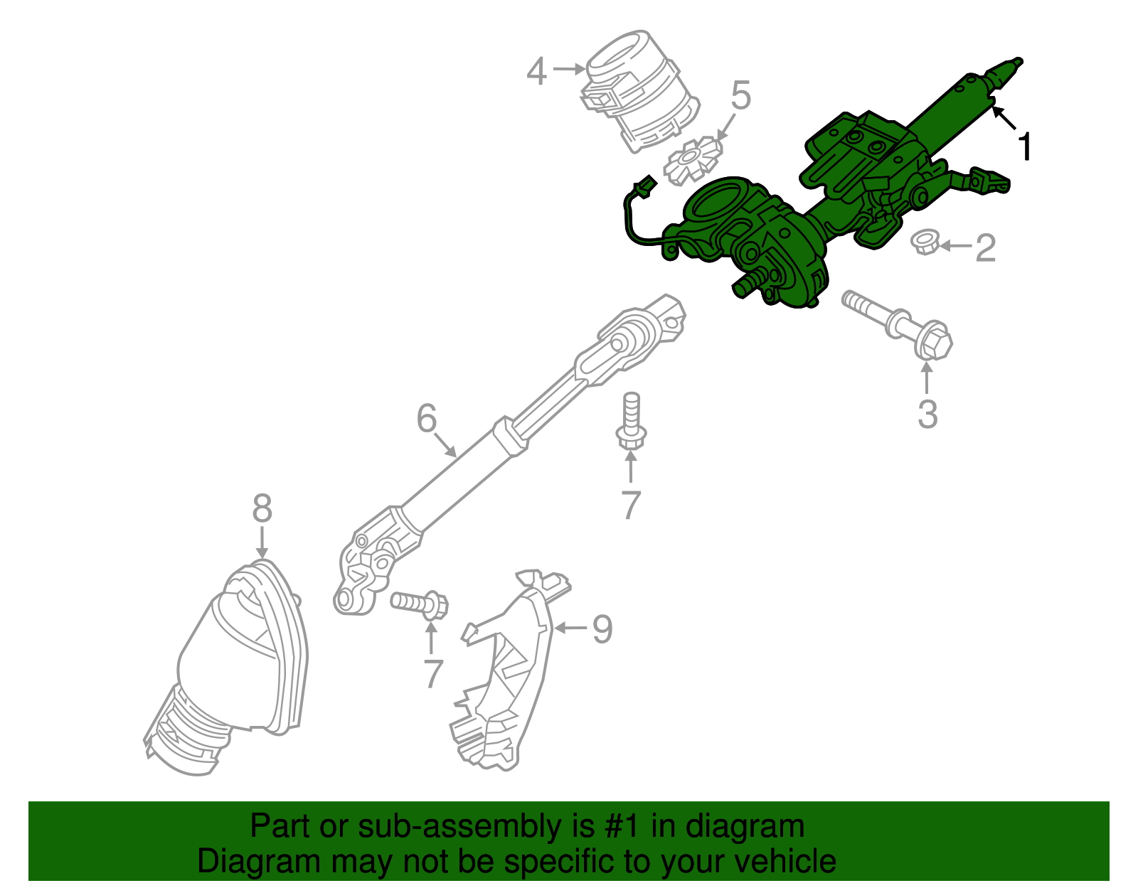Steering Column - Toyota (4520A-F4020)