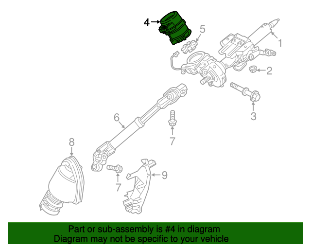 20182022 Toyota CHR Power Steering Assist Motor 8965010010 Toyota