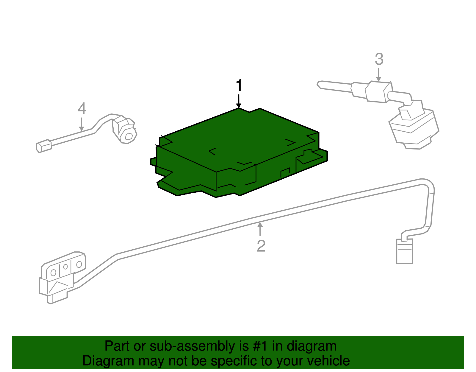 Parking Assist Control Module - GM (84078178)