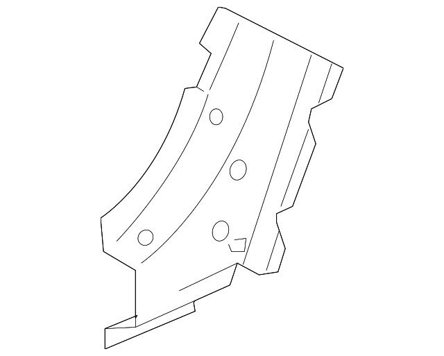 Passenger Side Rear Wheelhouse Panel Reinforcement - GM (96474353)