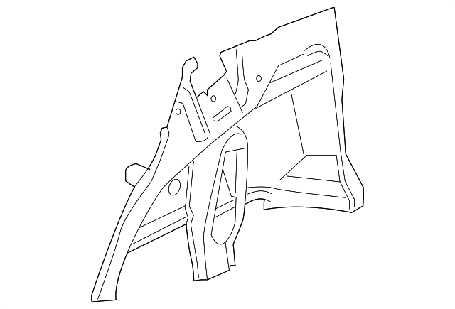 Passenger Side Rear Wheelhouse Inner Panel - GM (96474293)