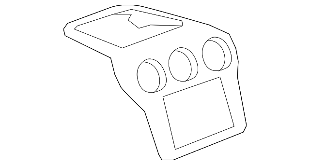 Instrument Panel Accessory Bezel - GM (96850382)