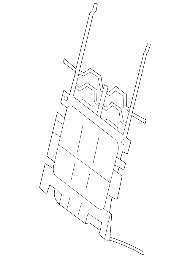 0009105202 Lumbar Support 20102012 MercedesBenz MercedesBenz