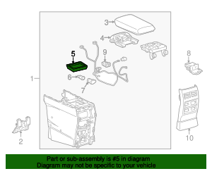 2013-2015 Lexus RX350 - Coin Holder - Lexus (58824-0E011)