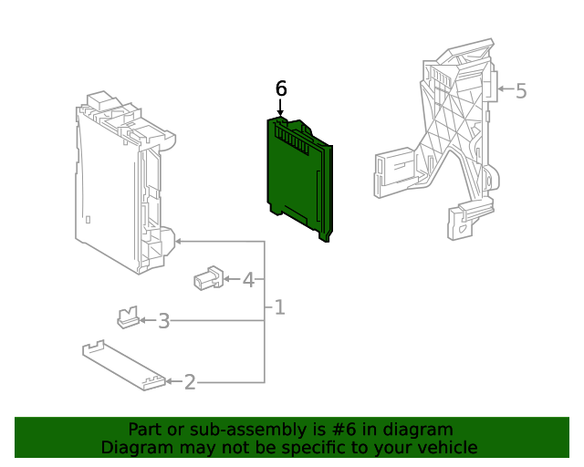 OEM 20192022 Toyota RAV4 Body Control Module Part 8922042K70