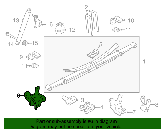 20082016 Ford Front Bracket DC3Z5775B Blue Springs Ford Parts