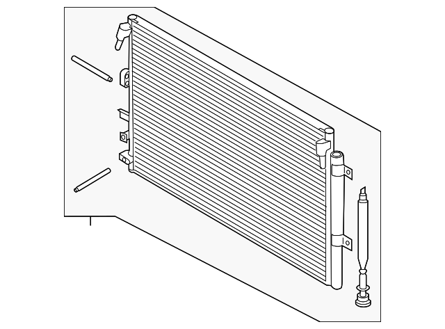 Motorcraft™ A/C Condenser - Ford (YJ-748)
