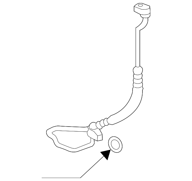 Motorcraft™ A/C Refrigerant Liquid Hose - Ford (YF-37904)