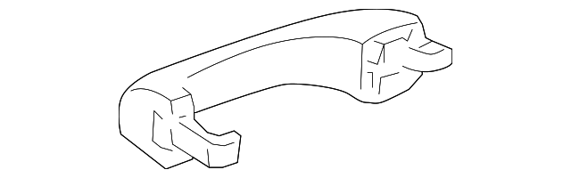 Dark Smoke Gray Exterior Door Handle - GM (25957909)