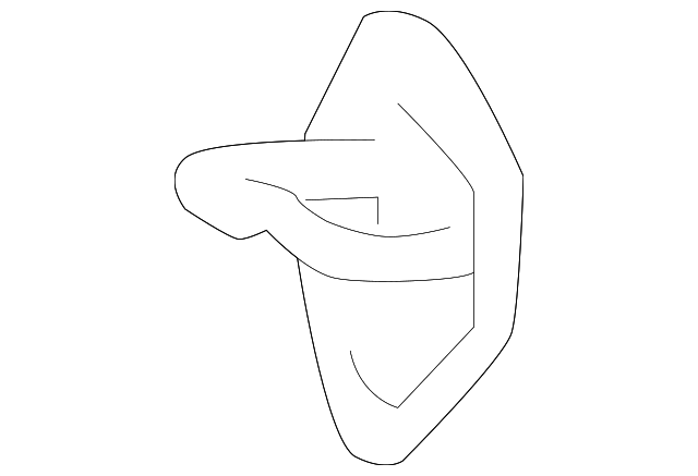 Rear Door Lock Striker - GM (10395406)