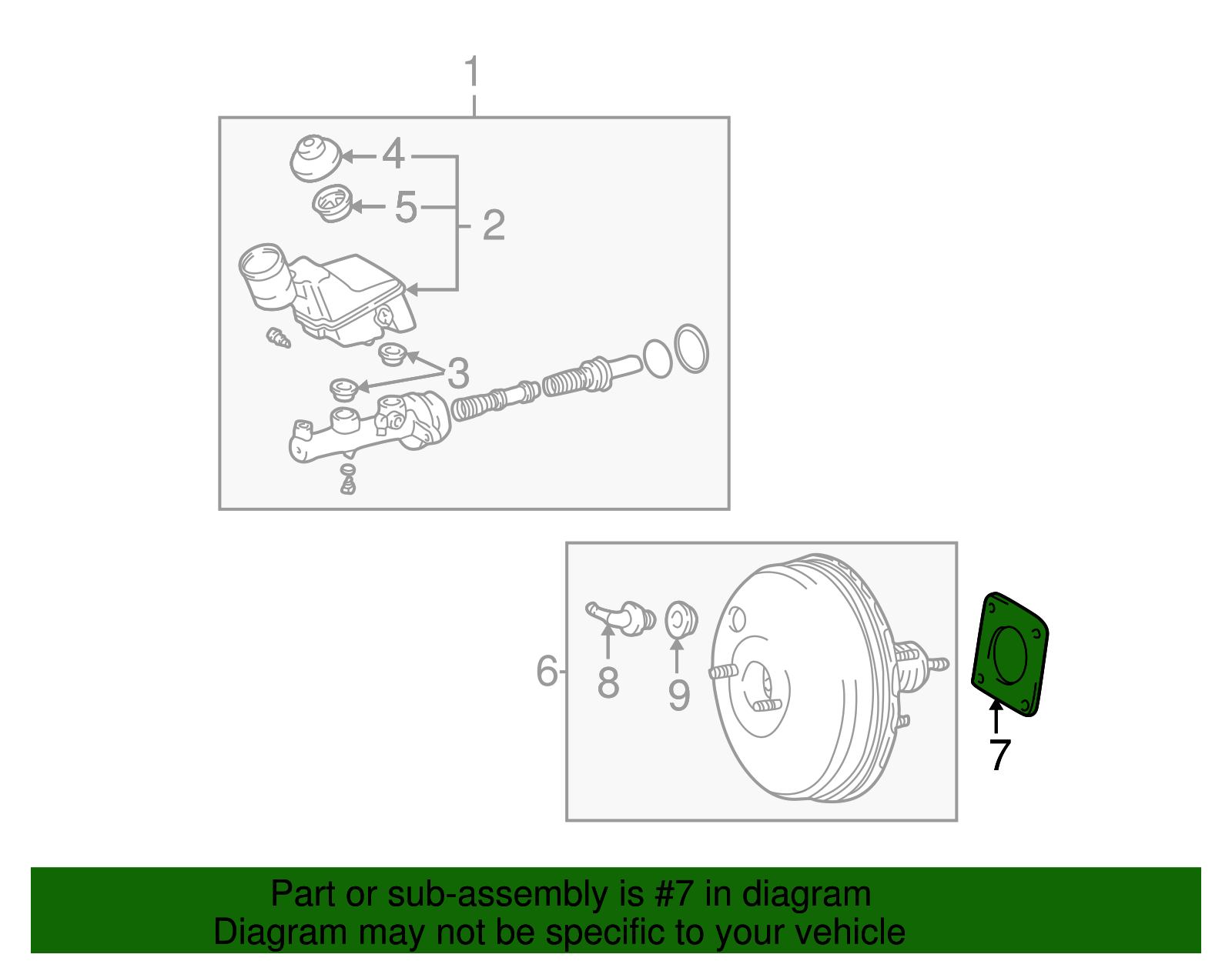 Gasket, P/B Boos - GM (94855242)