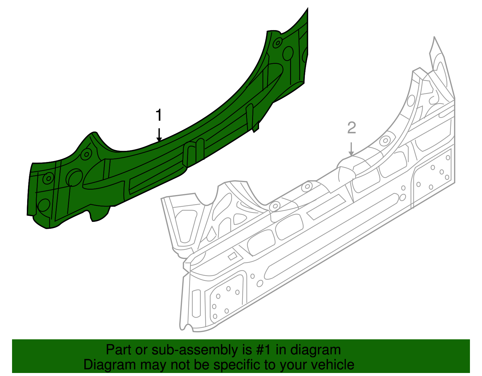 Rear End Lower Panel - GM (93183128)