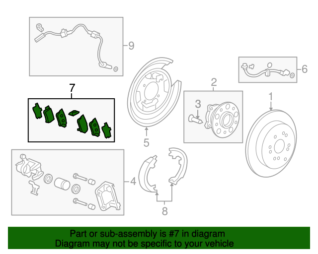 OEM 20122016 Honda CRV Brake Pads Rear 43022T0GA01 Majestic Honda