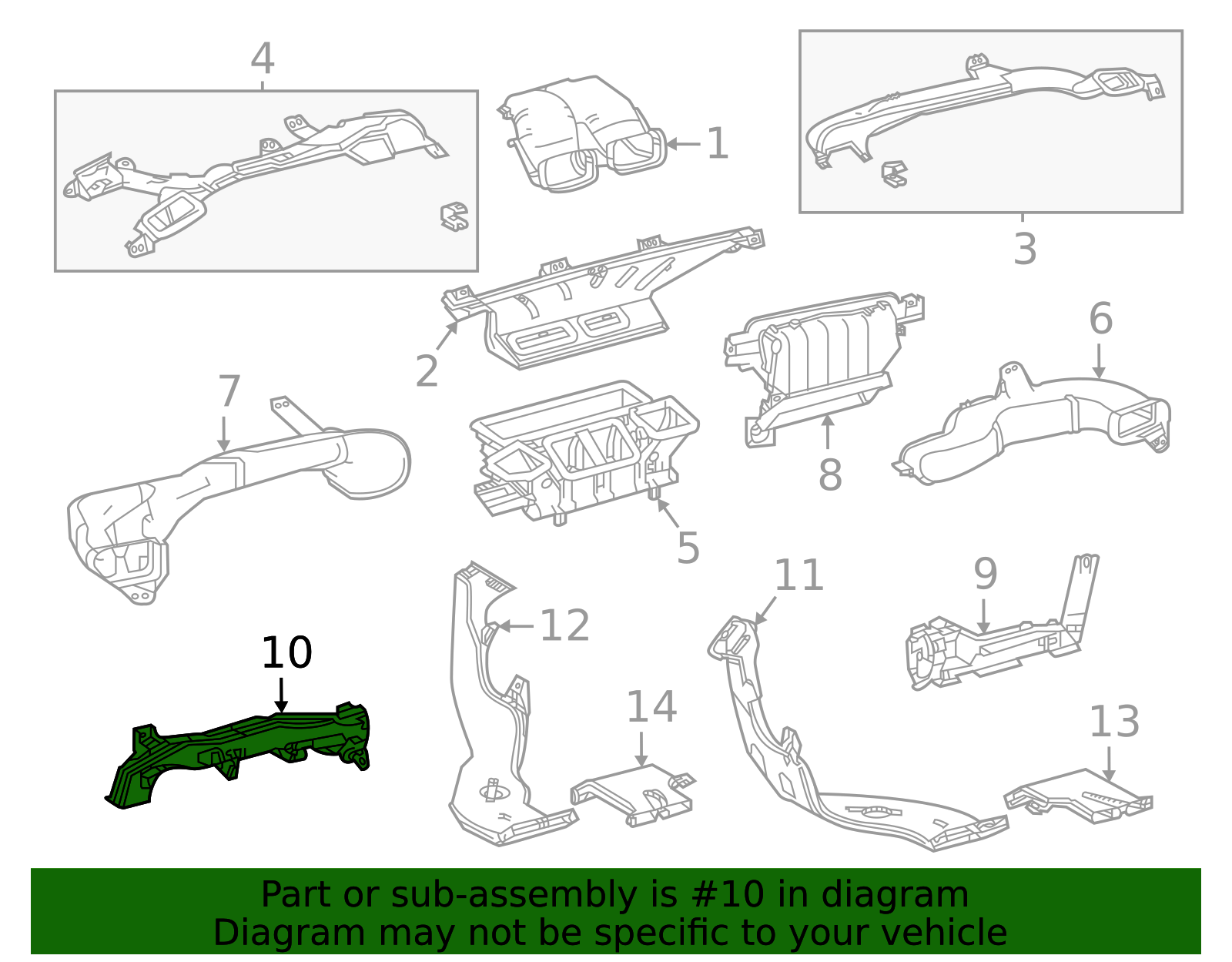 Lower Duct - Toyota (87201-0E350)